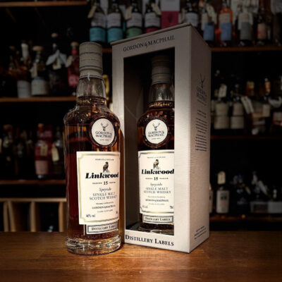 Linkwood Distillery Labels 15 years Speyside Single Malt Whisky 46% Gordon & MacPhail