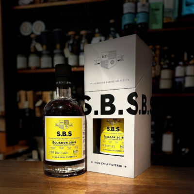 SBS 7 year Ecuador Bourbon/Virgin oak cask Rum 2016
